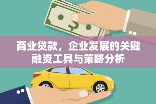 溪州商业贷款，企业发展的关键融资工具与策略分析