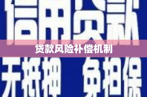 溪州贷款风险补偿机制