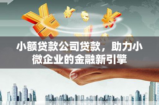 溪州小额贷款公司贷款，助力小微企业的金融新引擎