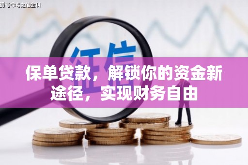 溪州保单贷款，解锁你的资金新途径，实现财务自由