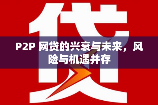 溪州P2P 网贷的兴衰与未来，风险与机遇并存