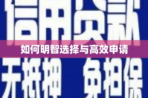 溪州如何明智选择与高效申请
