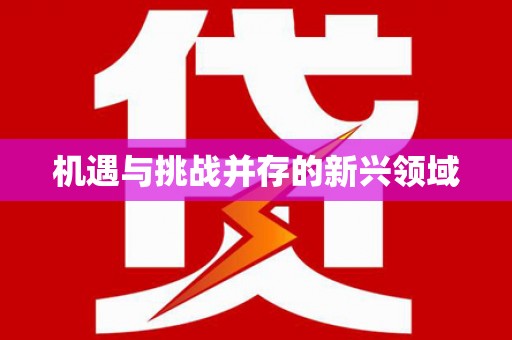 溪州机遇与挑战并存的新兴领域